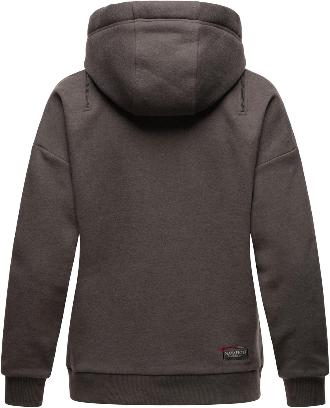 Navahoo Damen Sweatshirt Kapuzenpullover Hoodie Oversized Zuckerbärchen XS-XXL XS Dark Grey, XS Dark