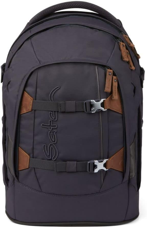 satch Pack Schulrucksack Set 3tlg. mit Schlamperbox und Sportbeutel Nordic Grey, Nordic Grey