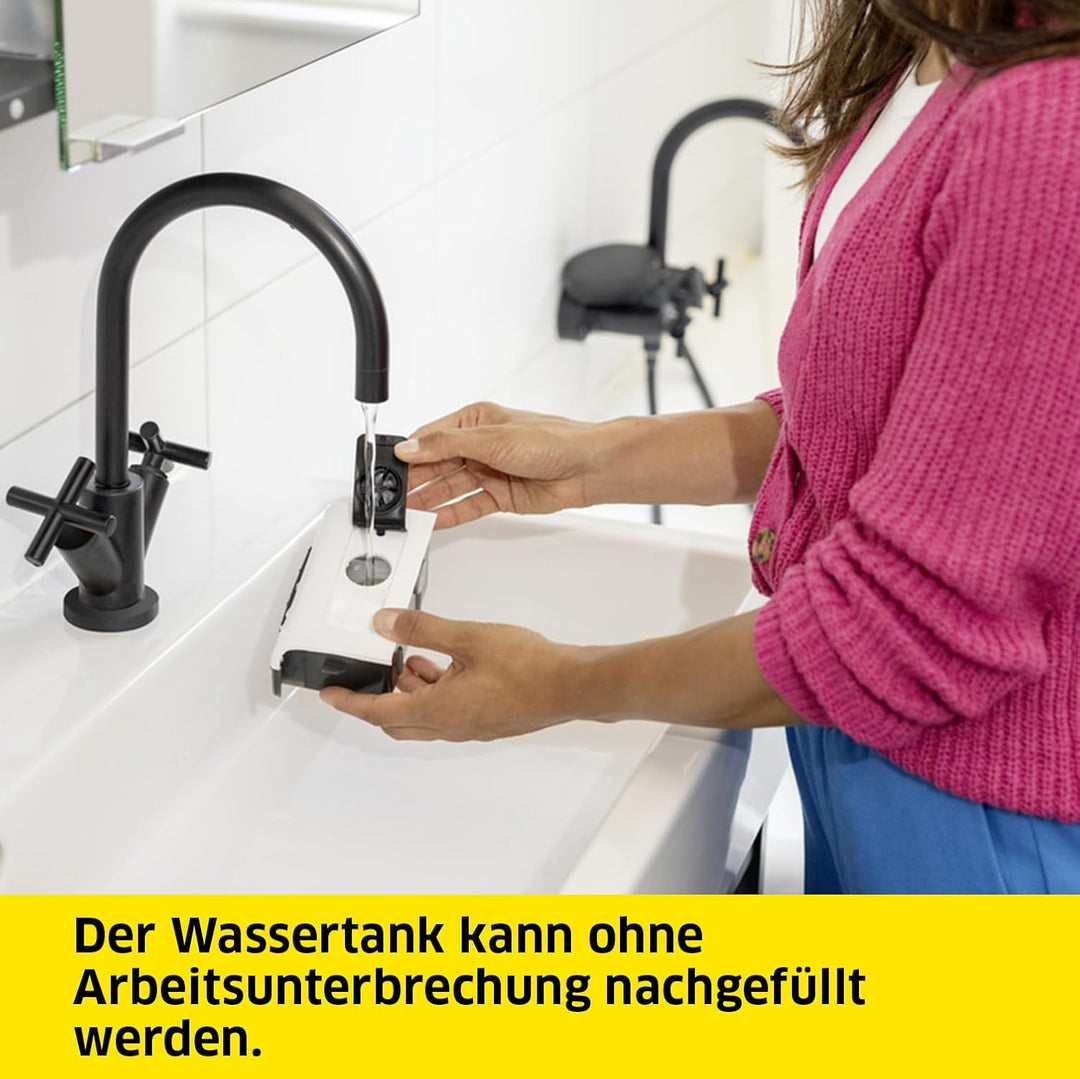 Kärcher Dampfreiniger SC 1 Upright, Aufheizzeit: 30 s, Flächenleistung: ca. 30 m², Tank: 0,2 l, Heiz