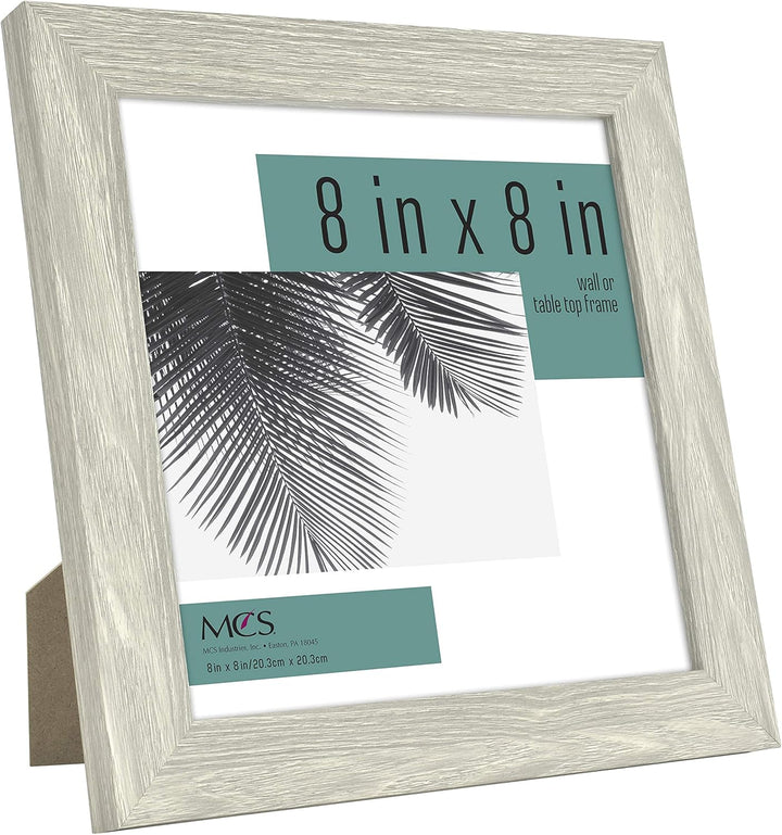 MCS 8x8 Inch Gallery Frame 2-Pack, Gray Woodgrain Studio Galerierahmen 20,3 x 20,3 cm, Grau Holzmase