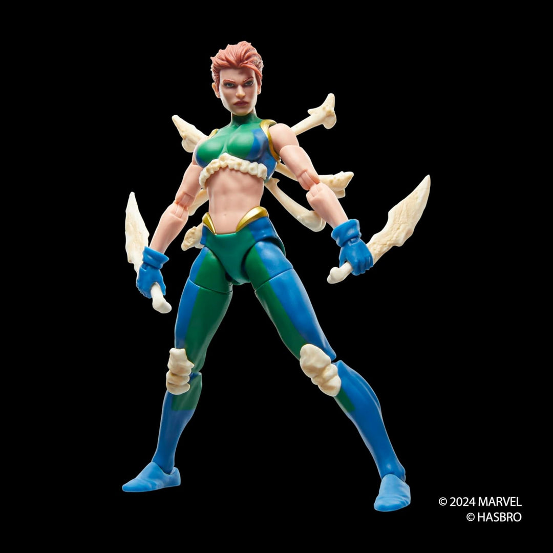 Marvel Legends Series Marrow Action-Figur zu den Comics, Rot und Schwarz, Marrow