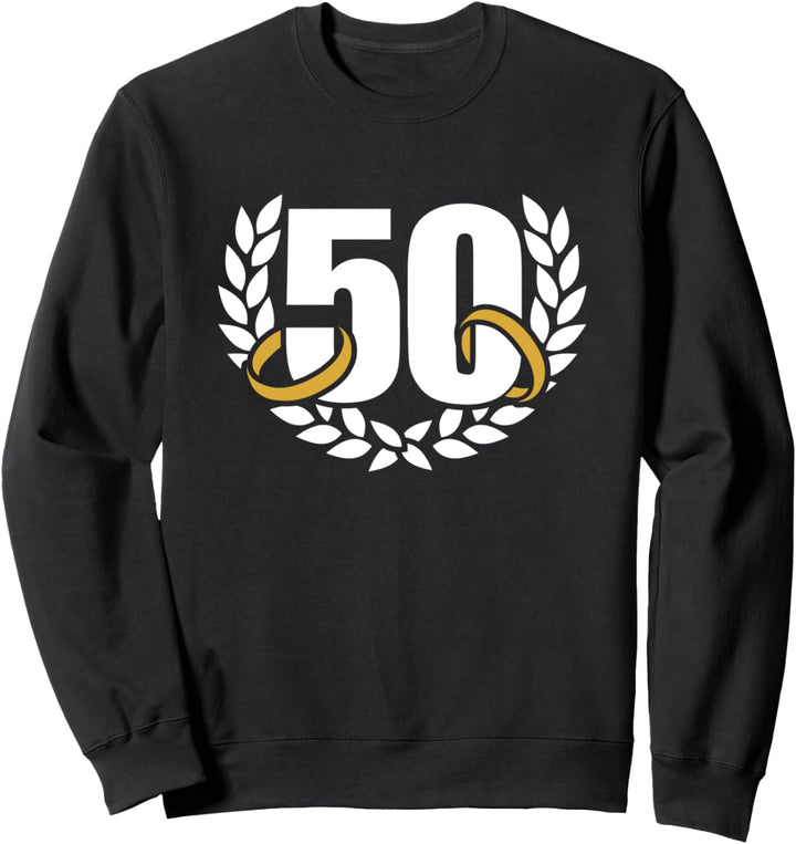 Goldene Hochzeit 50. Jahre Sweatshirt