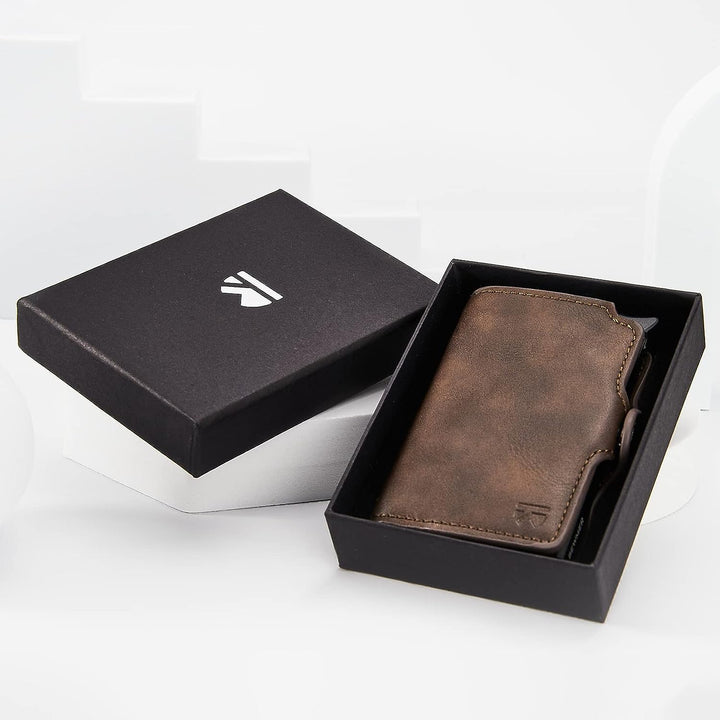 BEWMER 1 Geschütztes Kartenetui | Slim Wallet für Männer und Frauen | Kartenhalter mit RFID-Schutz u