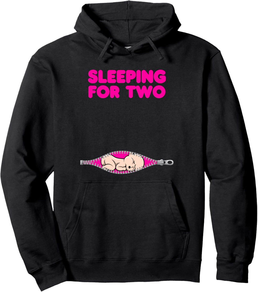 Schlafen Lustig Müde Mama Erwartet Mutter Pullover Hoodie