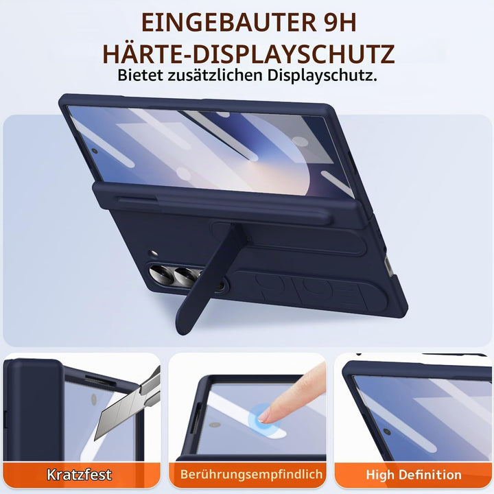 NINKI für Samsung Galaxy Z Fold 6 Hülle mit Stift und Halter Galaxy Z fold 6 Hülle mit Ständer Fold