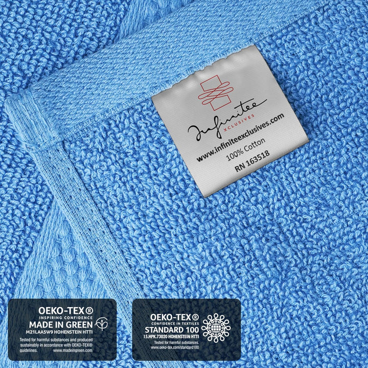 Infinitee Xclusives Handtücher aus 100 % Baumwolle für Badezimmer, ultraweich und sehr saugfähig, 6e