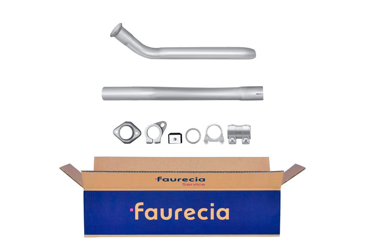 HELLA 8LA 366 005-851 Abgasrohr - Easy2Fit Kit - vorne - zweiteilig - Set mit Anbauteilen