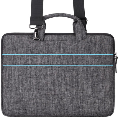 DOMISO 15-15,6 Zoll Wasserdicht Laptop Tasche Aktentasche Schultertasche Notebooktasche für 15.6" Le