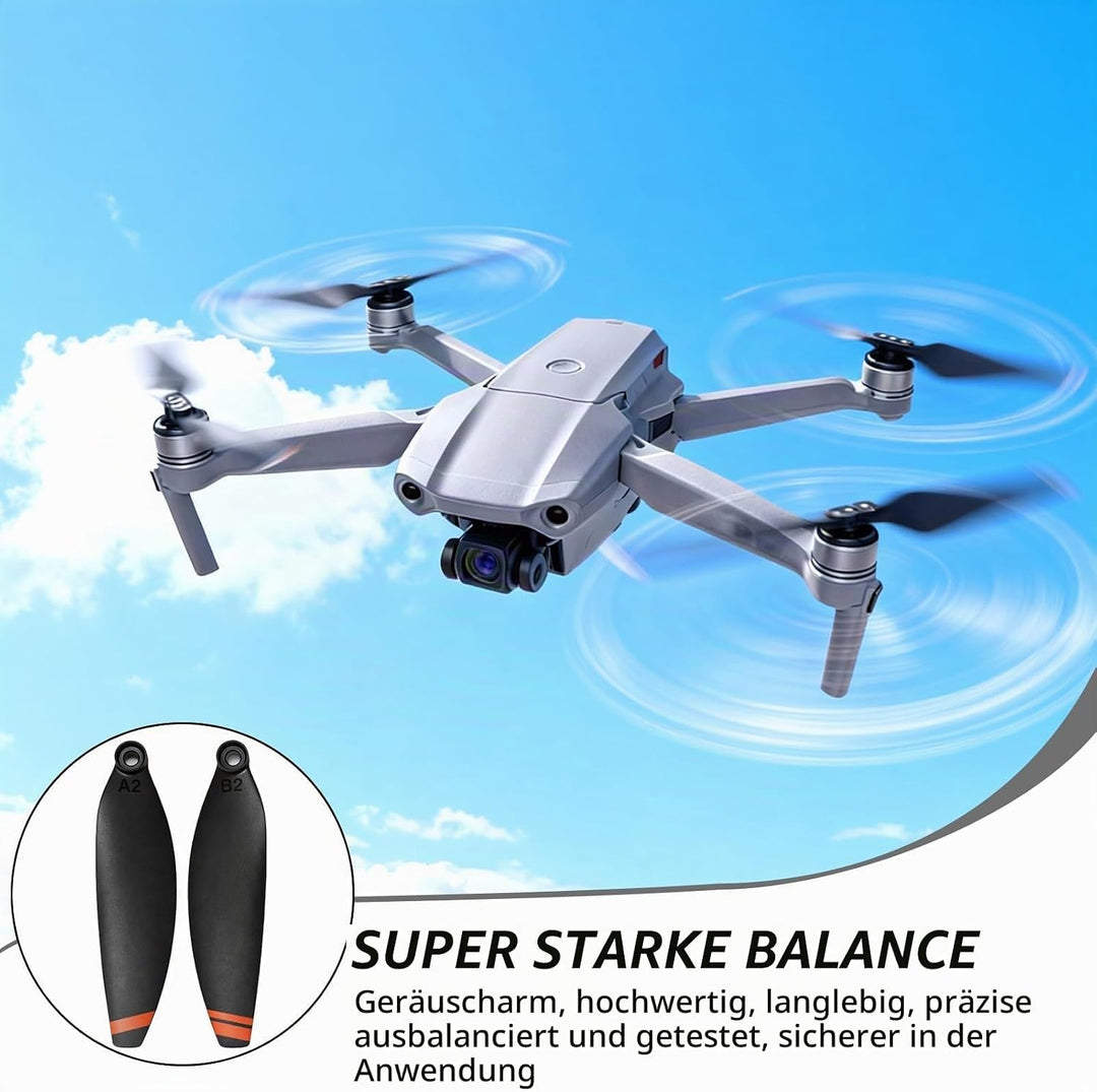 24 Pcs Propeller für DJI Mini 4K, Mini 2 SE/ 2/ SE Ersatzpropeller Set 4726FM Geräuscharm Luftschrau