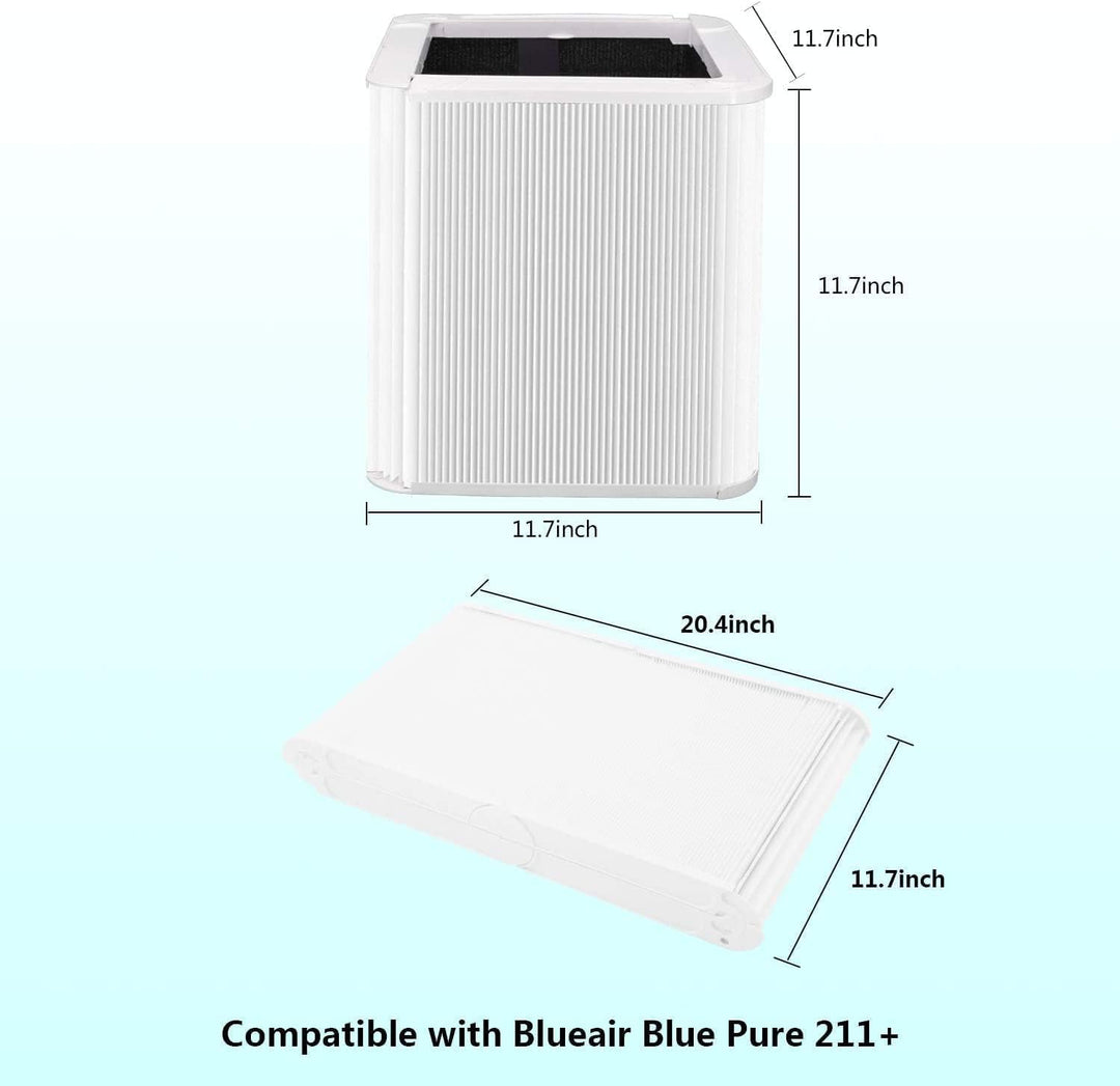BLUEAIR Ersatzfilter für Blue Pure 221 Air Purifier, Partikel- und Aktivkohle-Filter für optimale Lu