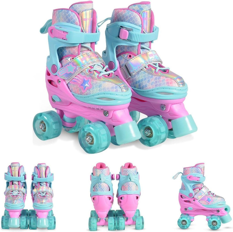 Byox Rollschuhe Ariel, leuchtende PU-Rollen, ABEC-5 Lager, Verschiedene Grössen 38-41, 38-41
