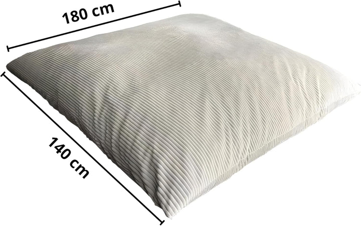 bananair - Sitzsack XXL aus Cordstoff Breit Gerippt für Kinder und Erwachsene - Weich und Bequem - M