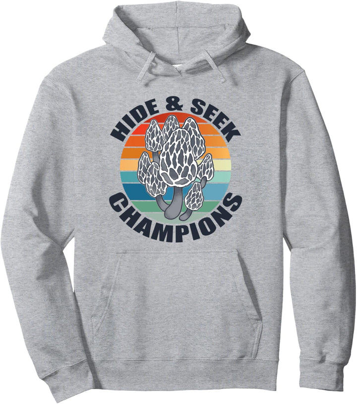 VERSTECKEN & SUCHEN MEISTER Morels Pilze Mykophile Meme Pullover Hoodie