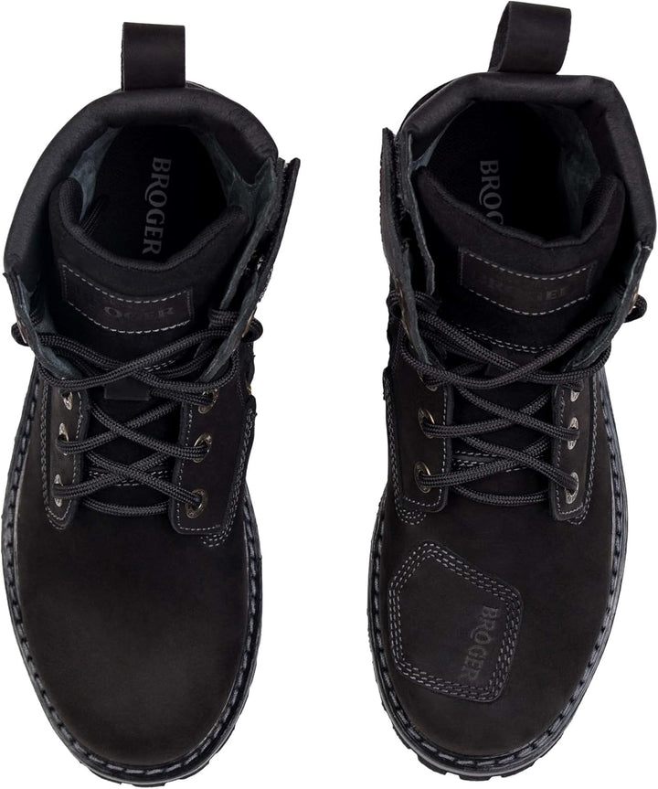 BROGER Alaska II Motorradstiefel Unisex | Rindsleder | SAS-TEC Knöchelprotektoren | Verstärkte Ferse
