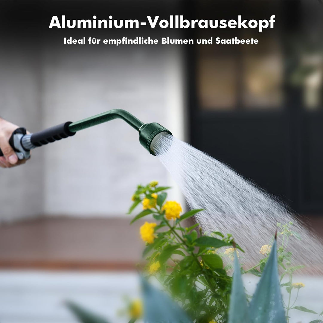 RESTMO Langer Giessstab, 62cm Gartenbrause mit voller, sanfter Dusche und Durchflusskontrolle, strap