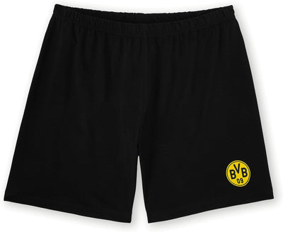Borussia Dortmund Unisex – Erwachsenen BVB Schlafanzug Schwarzgelb, Shirt, Hose, Exklusive Kollektio