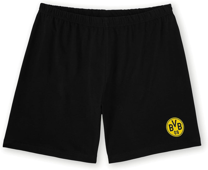 Borussia Dortmund Unisex – Erwachsenen BVB Schlafanzug Schwarzgelb, Shirt, Hose, Exklusive Kollektio