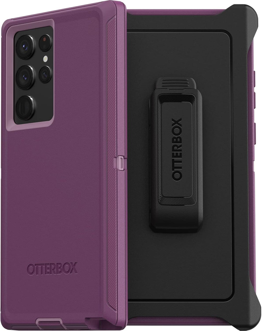 OtterBox Defender Series Screenless Edition Schutzhülle für Galaxy S22 Ultra, Violett