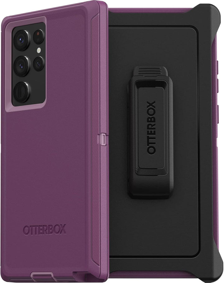 OtterBox Defender Series Screenless Edition Schutzhülle für Galaxy S22 Ultra, Violett