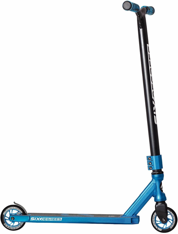 Six Degrees Aluminium Stuntscooter - Freestyle Kickroller, 100 mm High-Rebound-Rollen, ABEC 9, verst
