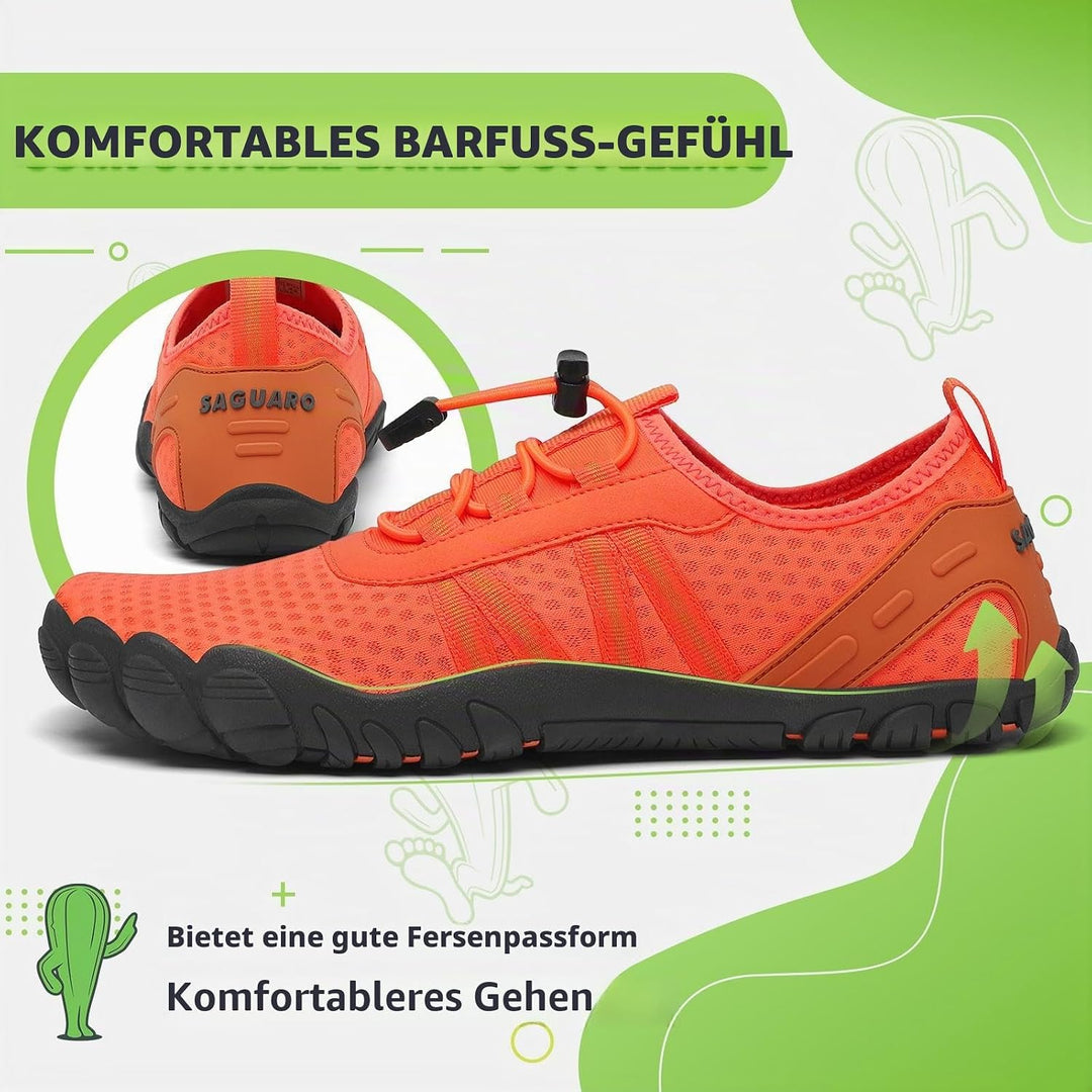 SAGUARO Unisex Barfuss Badeschuhe Wasserschuhe Schnell Trocknend Dicke Sohle rutschfest Atmungsaktiv
