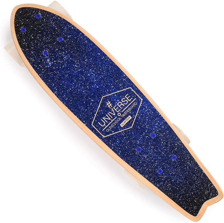 meteor Fancy Board Vintage Mini Cruiser Complete Echtholz Kanadisches Ahorn Skateboard Ridge Mini Sk