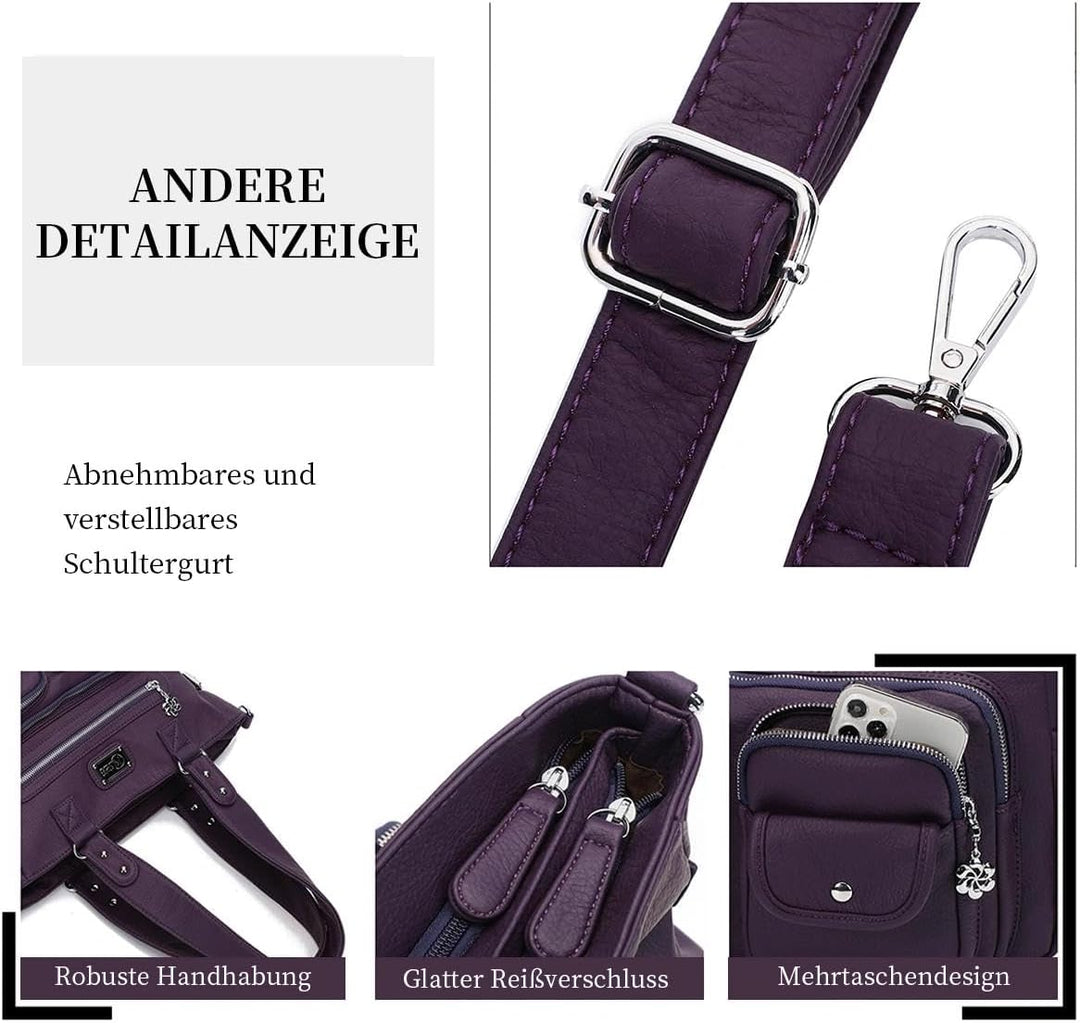 KL928 Handtasche Damen Tasche Umhängetasche Schultertasche Damentaschen gross für Damen Frauentasche