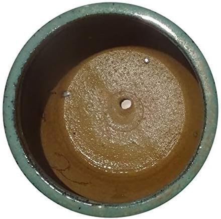 TucanoHamburg Blumentopf, Modell Bamboo in Jade, grün/blau 50x32cm, frostfest