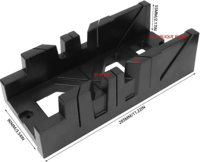 Schneidlade, Multifunktional Schrägsägen-Lineal Gehrungssäge fur Schneidewinkel 0/45/90 Grad Abgesch