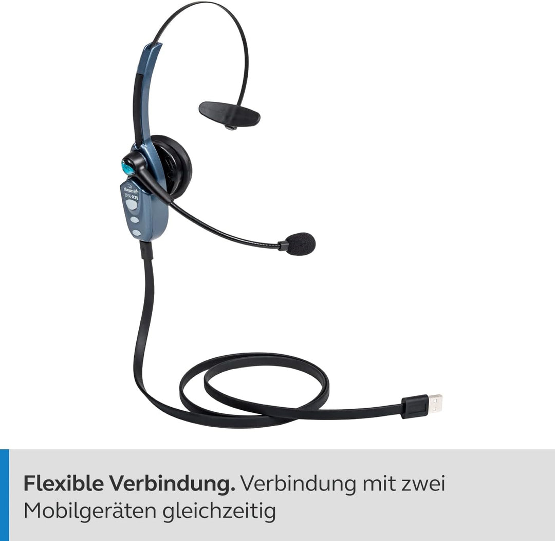 Jabra BlueParrott B250-XTS SE Bluetooth 5.0 On-Ear-Mono-Headset - für lärmintensive Umgebungen - 91%