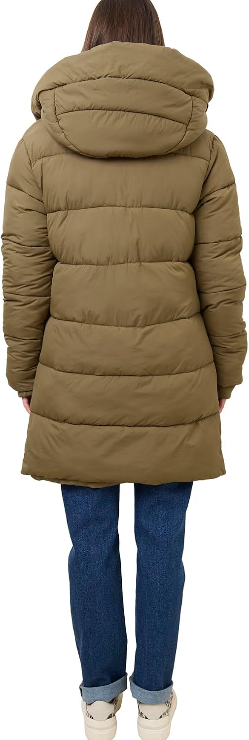 Vertbaudet Steppjacke für Schwangerschaft &amp; Stillzeit, Tragejacke, Recycling-Polyester 42 Olivgrün,