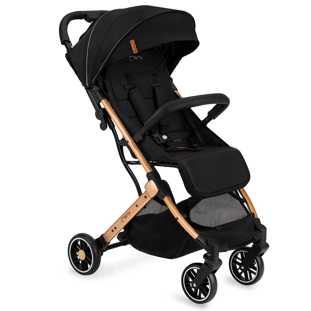 MoMi ESTELLE Kinderwagen ab 6. Monat (bis 15 kg), klappbarer Buggy mit 5-Punkt-Sicherheitsgurt, Eink