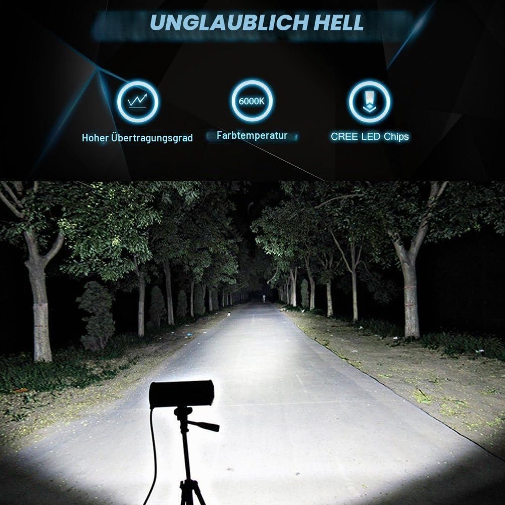 WZTO LED Arbeitsscheinwerfer, 10800LM 24 LED Zusatzscheinwerfer DC 12-24V 72W 5 Inch Auto Scheinwerf