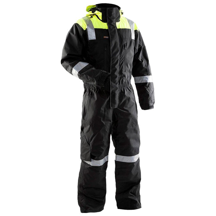 Blaklader 97871977 Winteroverall - Schwarz/Gelb - Grösse C48 - 100% Polyester - 200g/m², C48