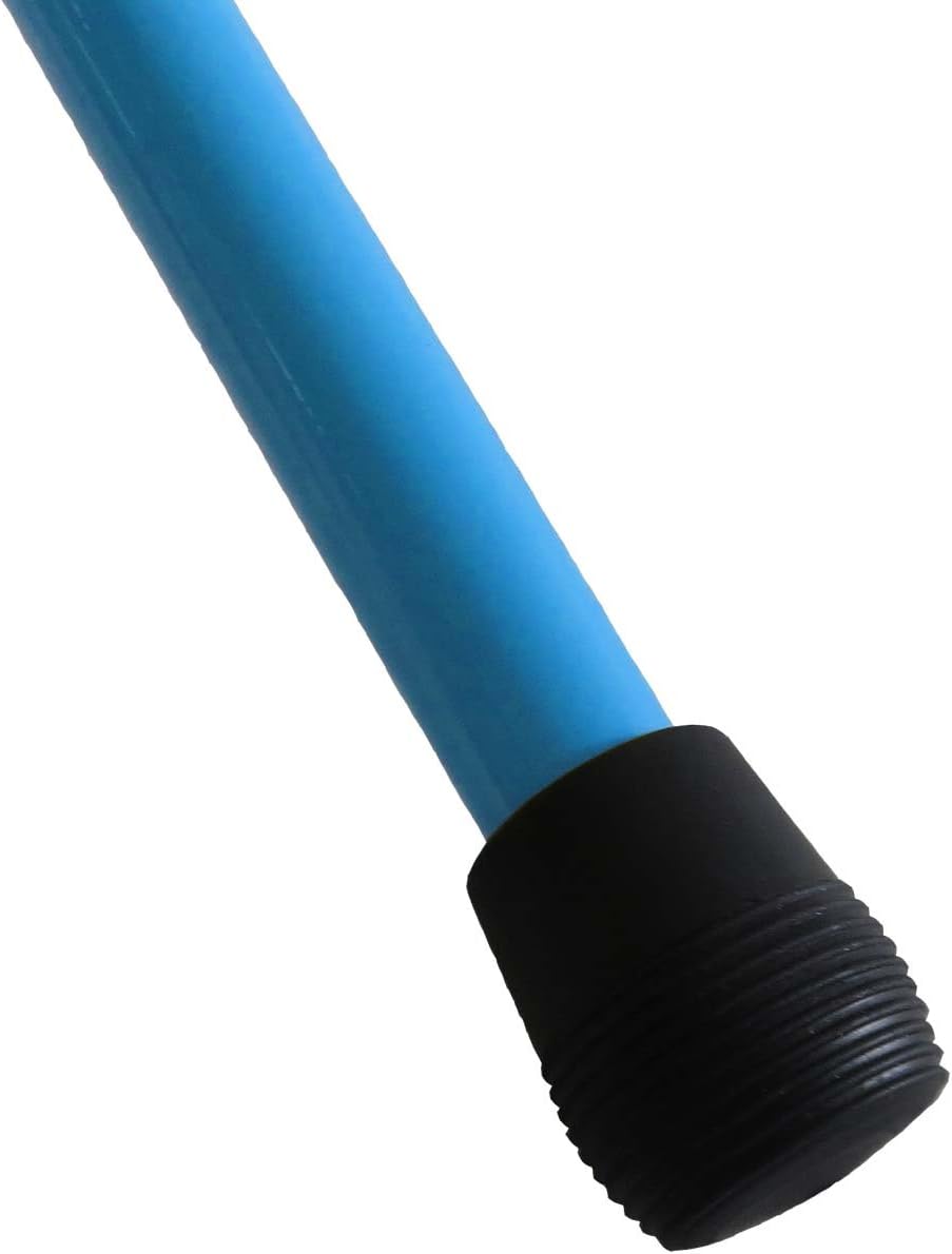 keepdrum MS106 BL Mikrofonständer Blau Mikrofonstativ mit Galgen u. Metall-Sockel, Blau