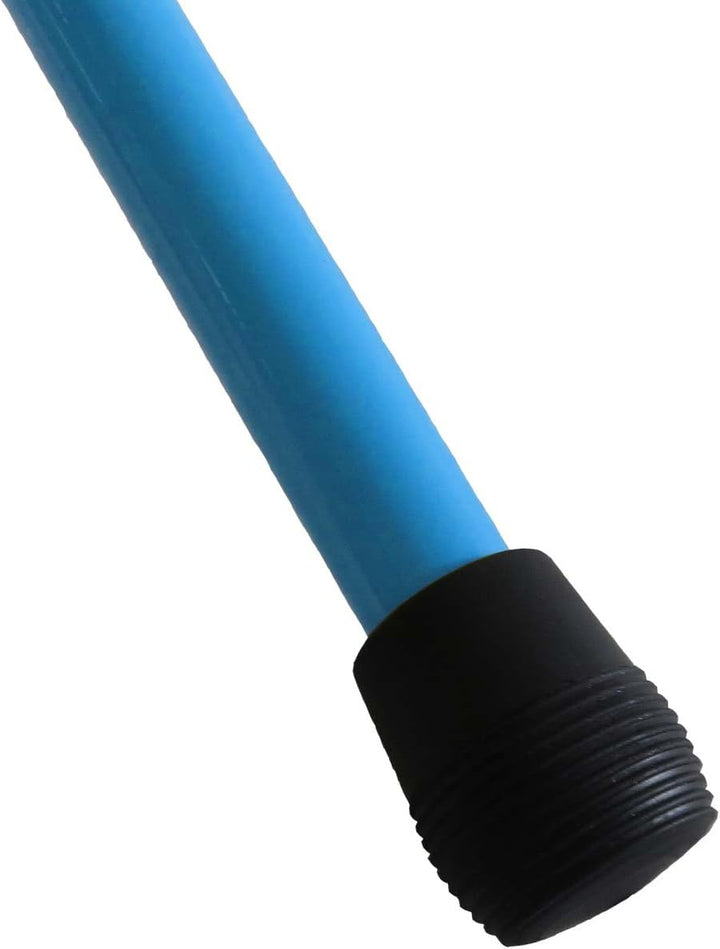 keepdrum MS106 BL Mikrofonstativ Mikrofonständer mit Galgen Blau, Blau