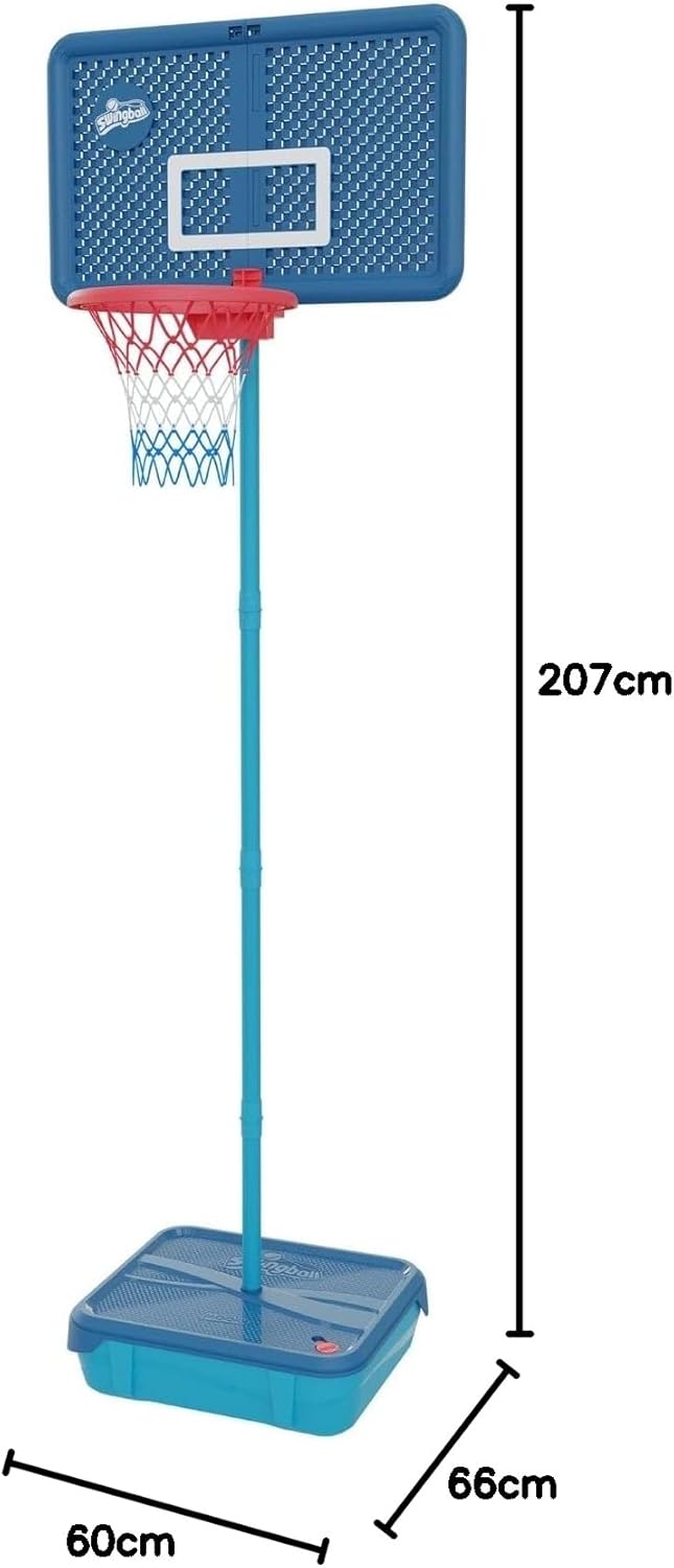 Swingball 7304AM Basketball, All Terrain, Blau, Large