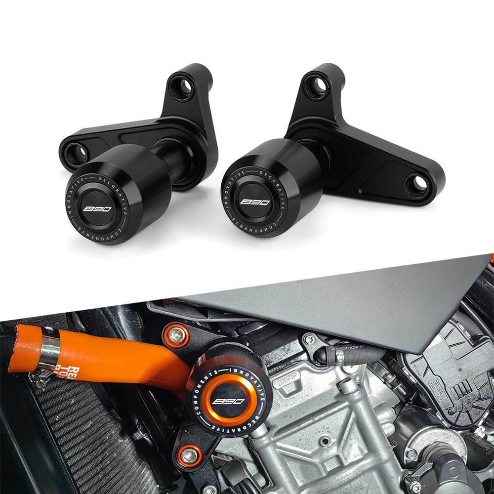 Modeer Motorrad Sturzpads Kompatibel mit DUKE 790/890 Duke/R 2018-2025 Rahmen Slider Sturzschutz duk