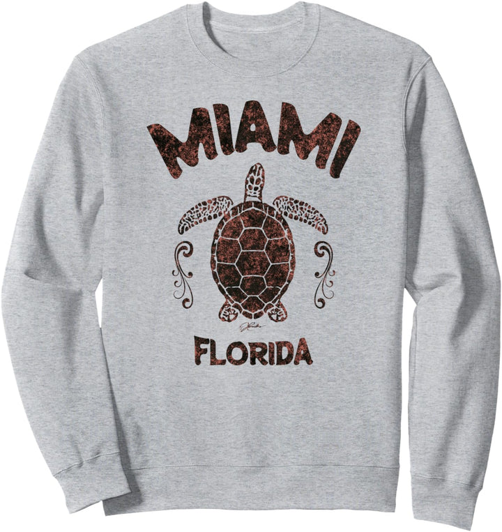 JCombs: Miami, Florida, Meeresschildkröte Sweatshirt