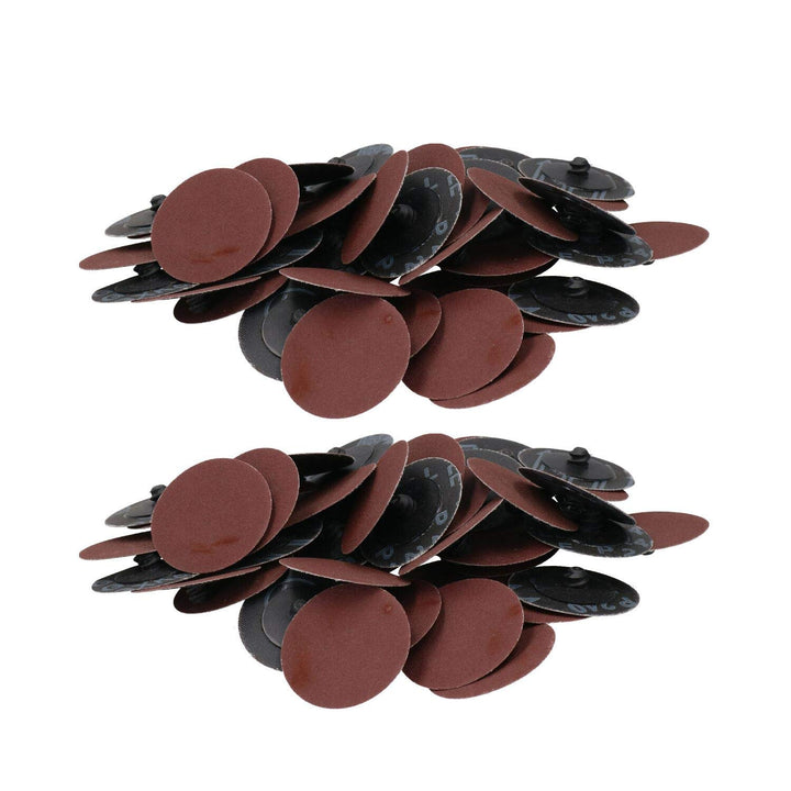 Schleifscheiben, Körnung 240, 50 mm, fein, Schnellwechsel, Entgraten, 100 Stück