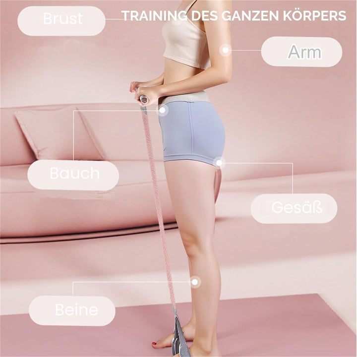Bauchmuskel-Bänder mit Fusspedal,120lb Sit-Up Trainingsgeräte,Yoga &amp; Home-Gym – Bodybuilding Expande