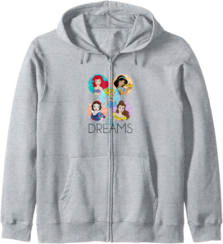 Disney Princess Big Dreams Sparkle Character Bubbles Kapuzenjacke