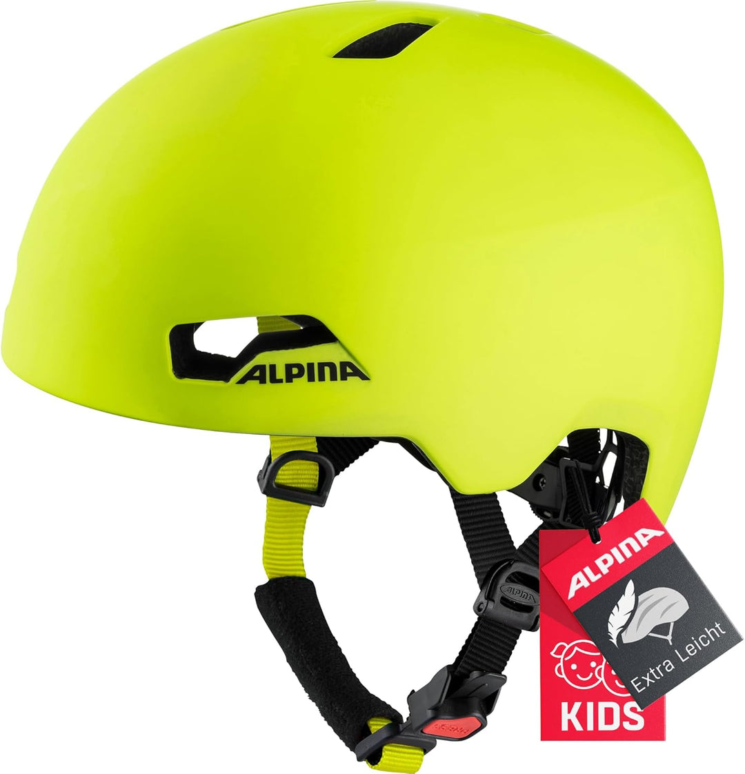 ALPINA HACKNEY - Leichter, Bruchfester & Optimal Klimatisierter Fahrradhelm Mit Nachrüstbarem LED Fü