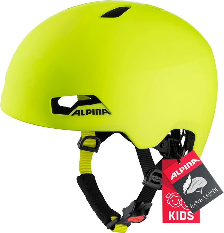 ALPINA HACKNEY - Leichter, Bruchfester & Optimal Klimatisierter Fahrradhelm Mit Nachrüstbarem LED Fü