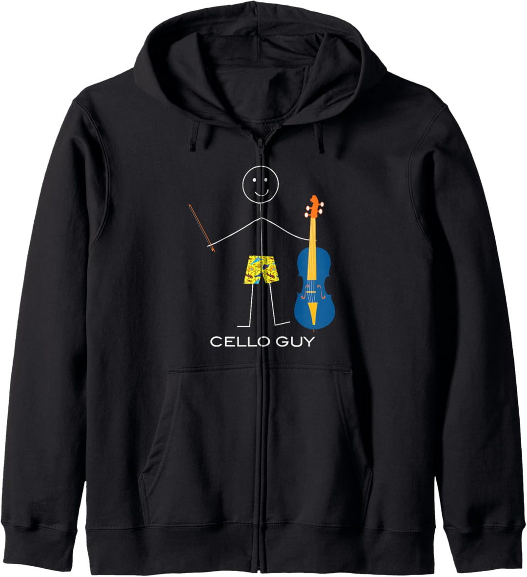 Lustige Herren Cello, Boy Musiker Geschenke Kapuzenjacke