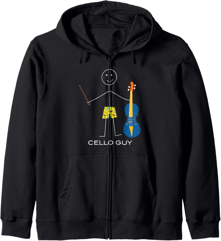 Lustige Herren Cello, Boy Musiker Geschenke Kapuzenjacke