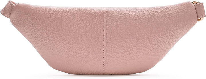 Lazarotti Bologna Leder Gürteltasche Damen | längenverstellbarer Tragegurt | grosse Bauchtasche 31 c