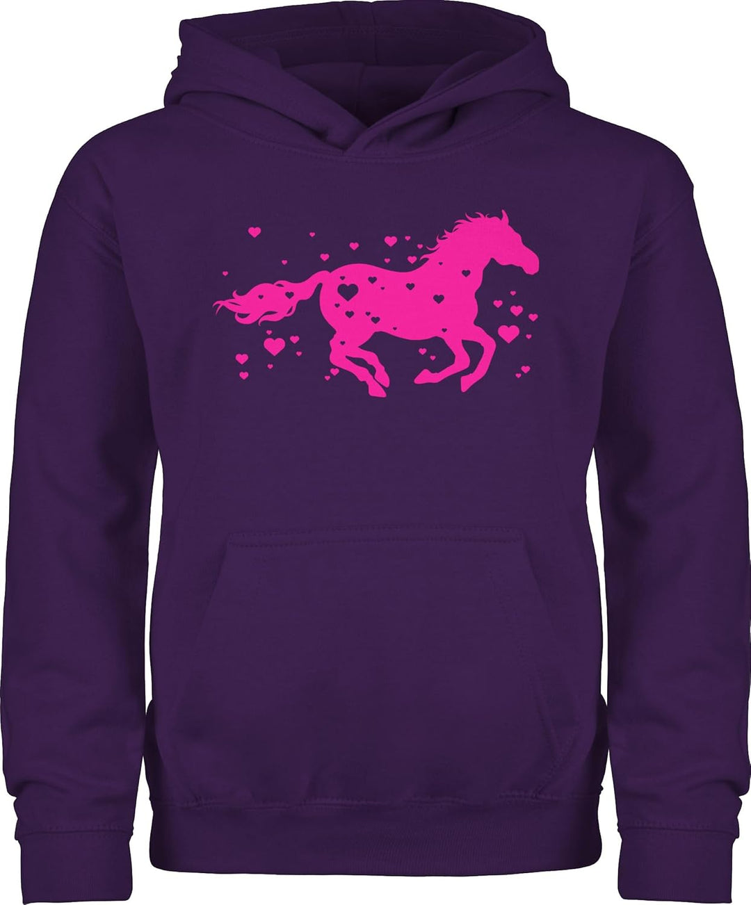 Shirtracer - Kinder Hoodie Jungen Mädchen - Pferde - Geschenk Pferd I Pferdemädchen Geschenke I Reit