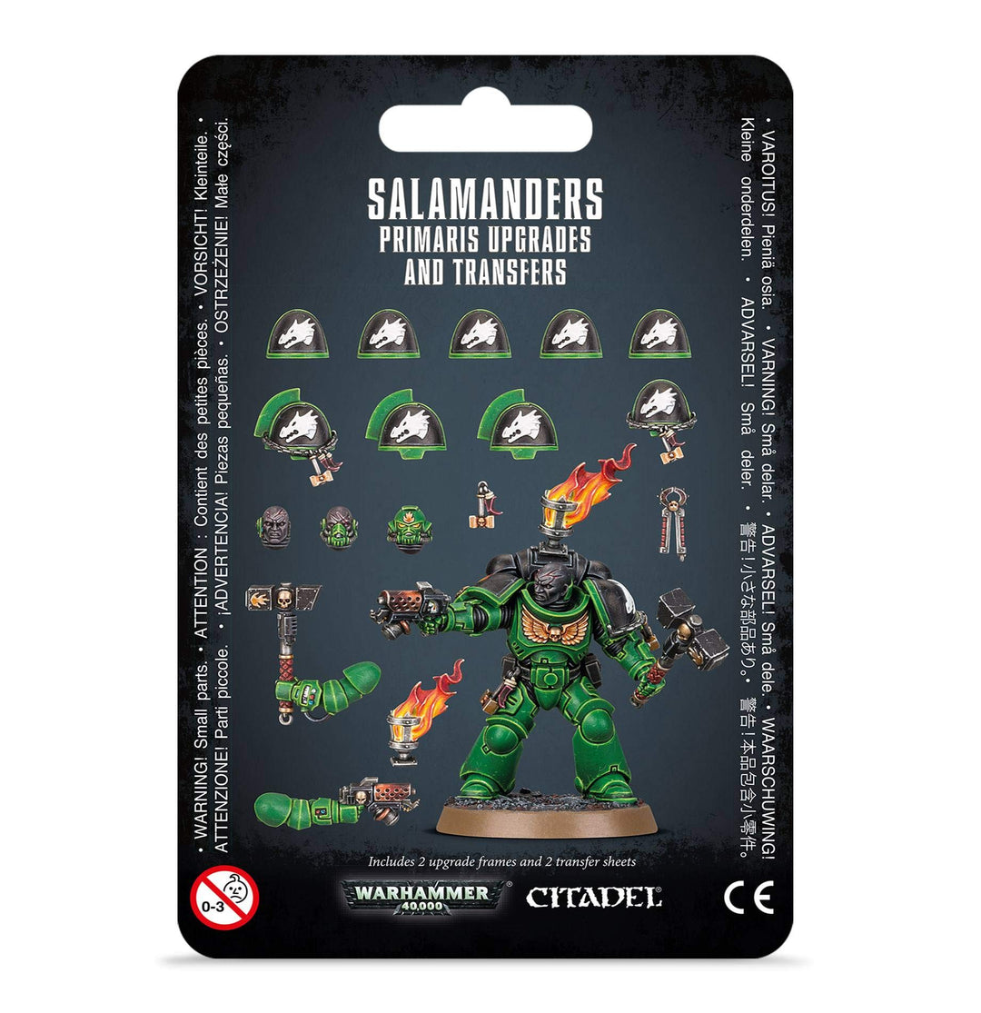 Games Workshop Warhammer 40k - Salamanders Primaris Upgrades & Transfers, Black