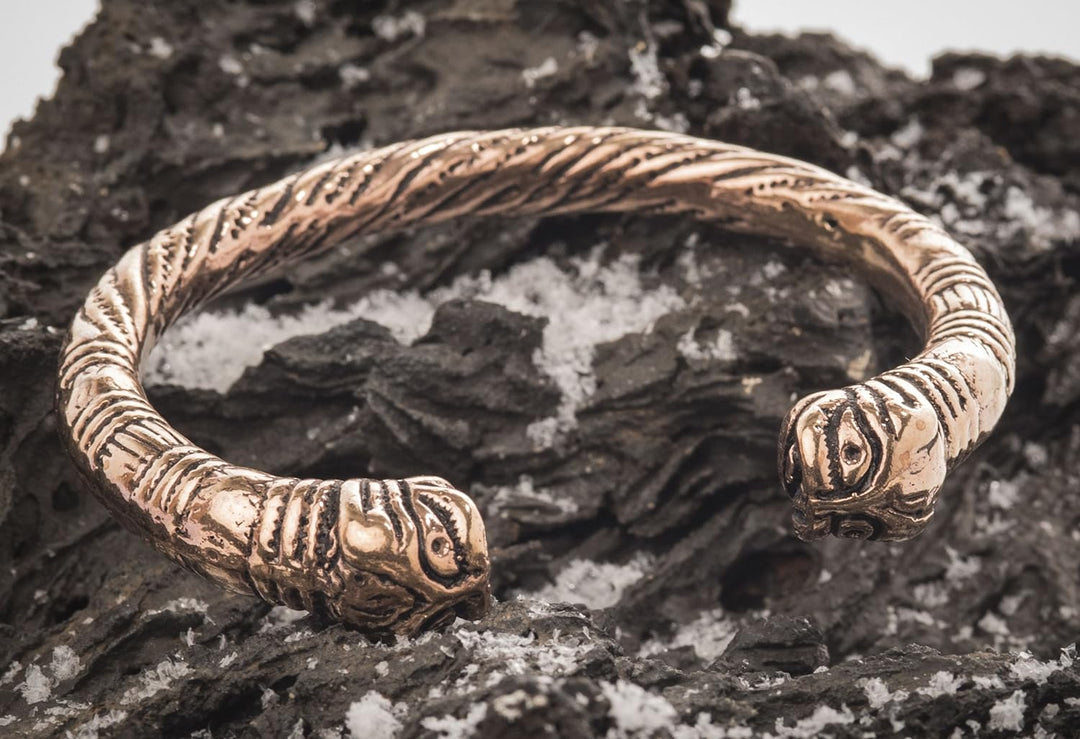 Windalf Wikinger Armreif MELDUNA Ø 5.3 cm Nordischer Schmuck Vikings Armschmuck Boho Vintage Hochwer
